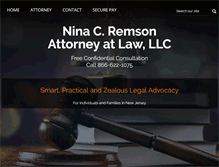 Tablet Screenshot of ninaremsonlaw.com